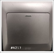 1GANG 1WAY SWITCH - SILVER - 16A 250 V