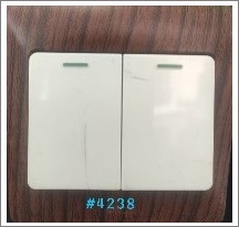 2GANG 2WAY SWITCH - WOODFRAM - 16A 250 V
