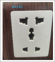 1GANG 2&3PIN SOCKET - WOODFRAM - 10A 250 V
