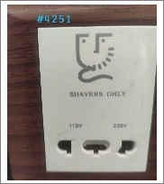 1GANG SAVER SOCKET-O/CPRO. - WOODFRAM - 13 AMPS - "OVER CURRENT PROTECTION" - 110W 250V-15W