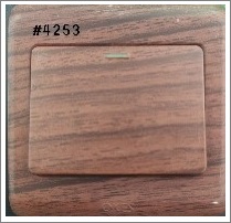 1GANG 1WAY SWITCH - WOOD L2 - 16A 250 V