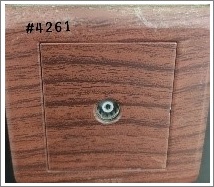 1GANG TV OUTLET - WOOD L2 -  WITH SURGE PROTECTION