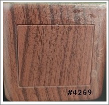 1GANG BLANK PLATE - WOOD L2