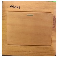 1GANG 1WAY SWITCH - WOOD L1 - 16A 250 V