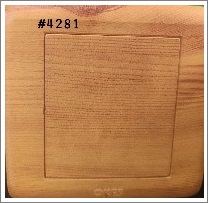 1GANG BLANK PLATE - WOOD L1