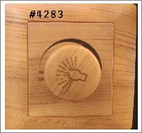 1GANG ROTARY DIMMER - WOOD L1 - 40-300W 230 V