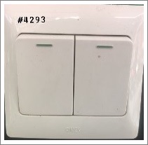 2GANG 2WAY SWITCH - WHITE - 16A 250 V