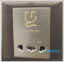 1GANG SAVER SOCKET-O/CPRO. - GOLD+ASH - 110W 250V-15W