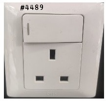 1g FlatPin Socket B-Switch - WHITE - 1.000 CFT