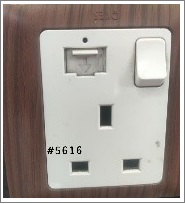 1GSOCKET SWITCH WITH USB - WOODFRAM