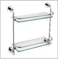 Shower Shelf Glass -Double